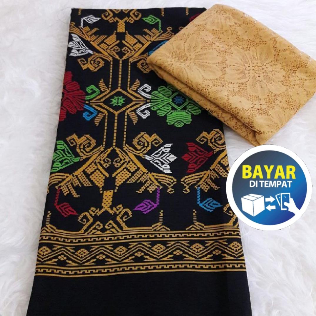 kanaya - setelan kain satin bali lembaran karisma dan brokat lembaran bahan kebaya wisuda kebaya pengantin kebaya modern