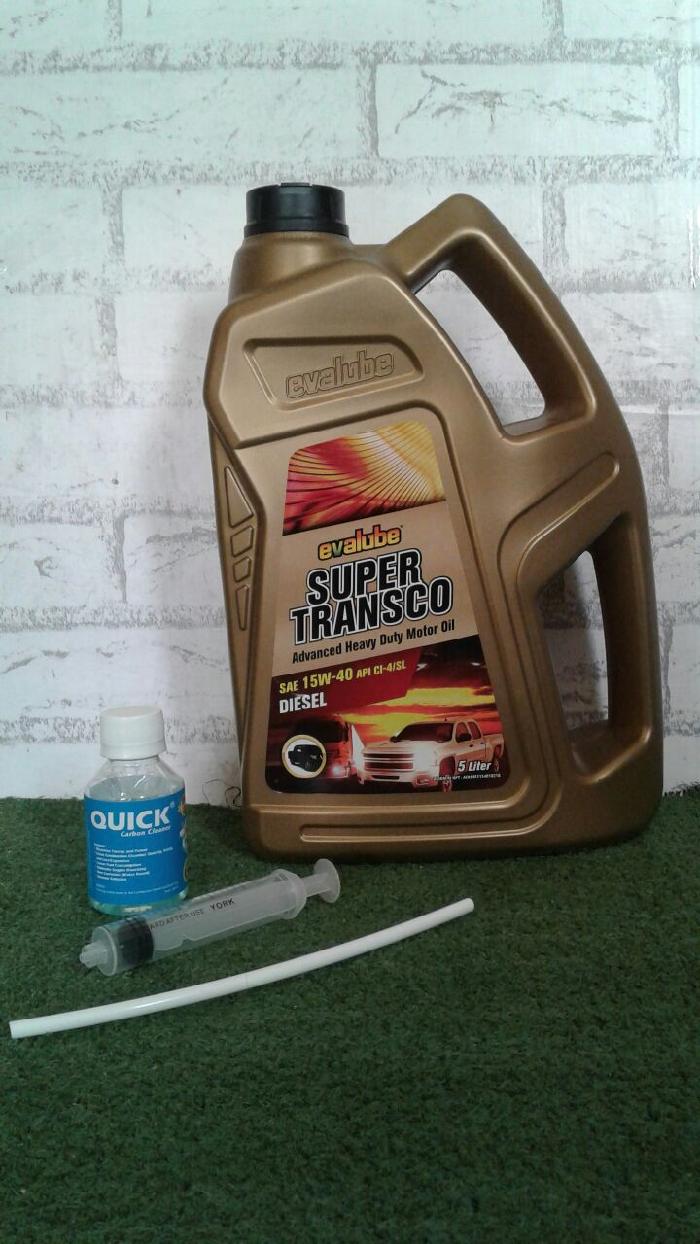 Paket Evalube Oli Mesin 15w40 dan Quick Carbon Cleaner