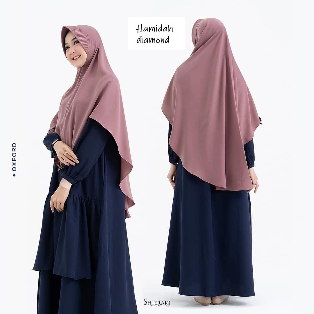 HAMIDAH DIAMOND JILBAB KHIMAR JUMBO KHIMAR SYARI PET ANTEM HIJAB KERUDUNG INSTAN KHIMAR PET SIMPLE PET SYARI TERBARU POLOS