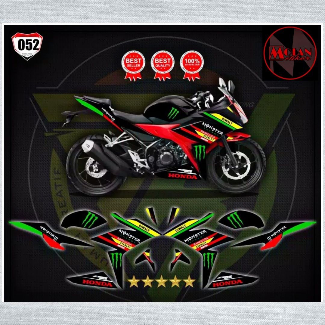 Decal Sticker Striping Variasi Honda Cbr 150 R Facelift 2017 2018 2019 2020 Lazada Indonesia