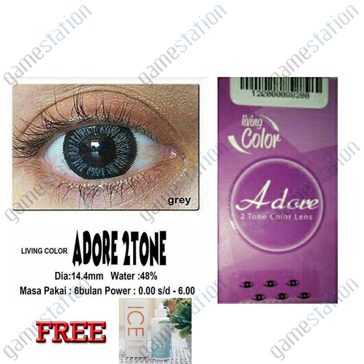 LIVING COLOR SOFTLENS ADORE 2 TONE - GREY FREE ICE CAIRAN