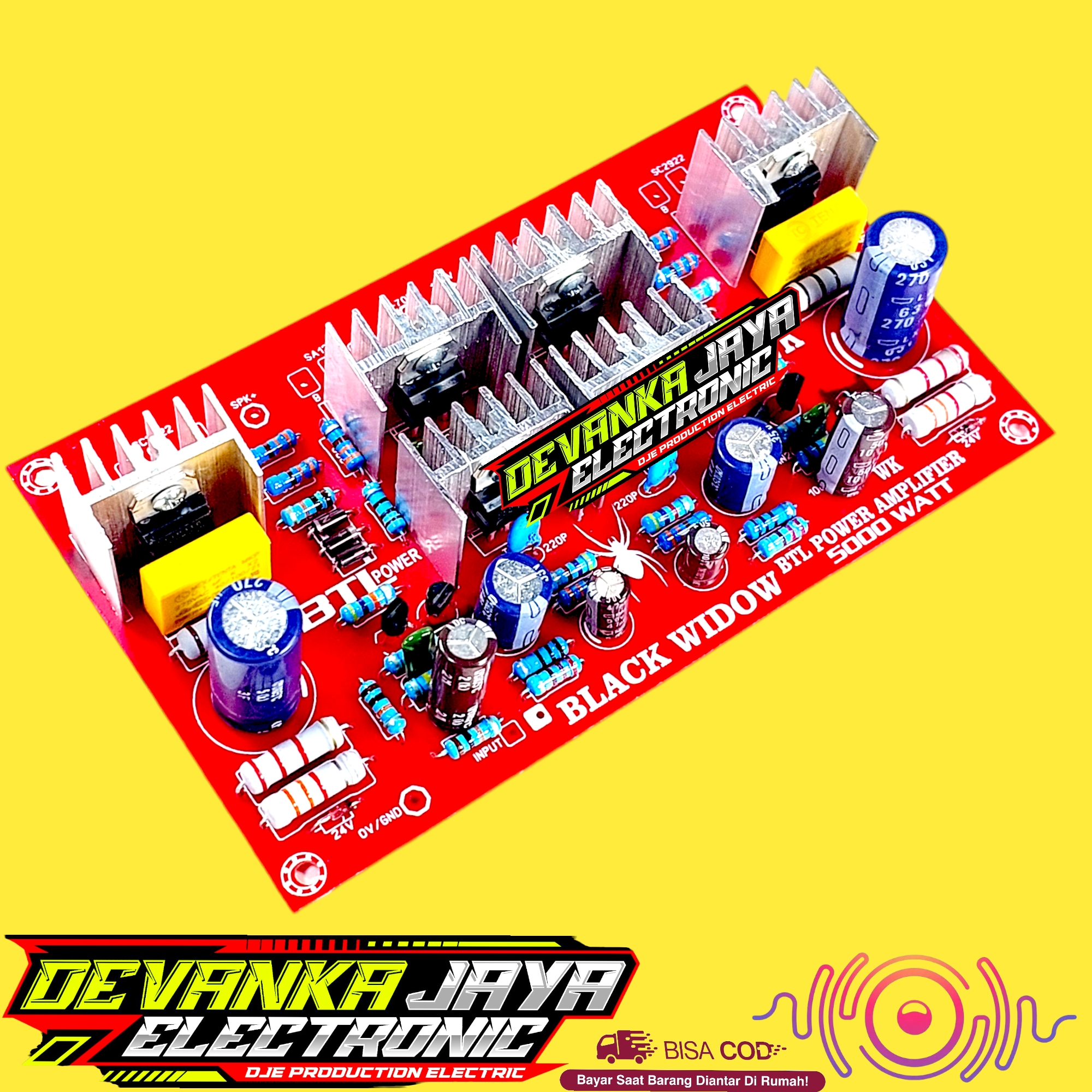 Kit Driver Black widow BTL 5000W Power Amplifier SAFARI BTL | Lazada ...