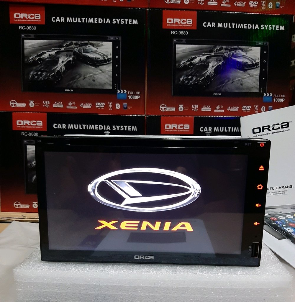 Doubledin Daihatsu Xenia Head Unit Xenia Tv Mobil Xenia Orca 9800 Lazada Indonesia