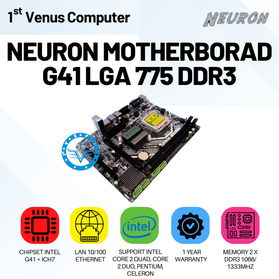 MOTHERBOARD NEURON G41 LGA775 MAIN-NEU Lazada Indonesia