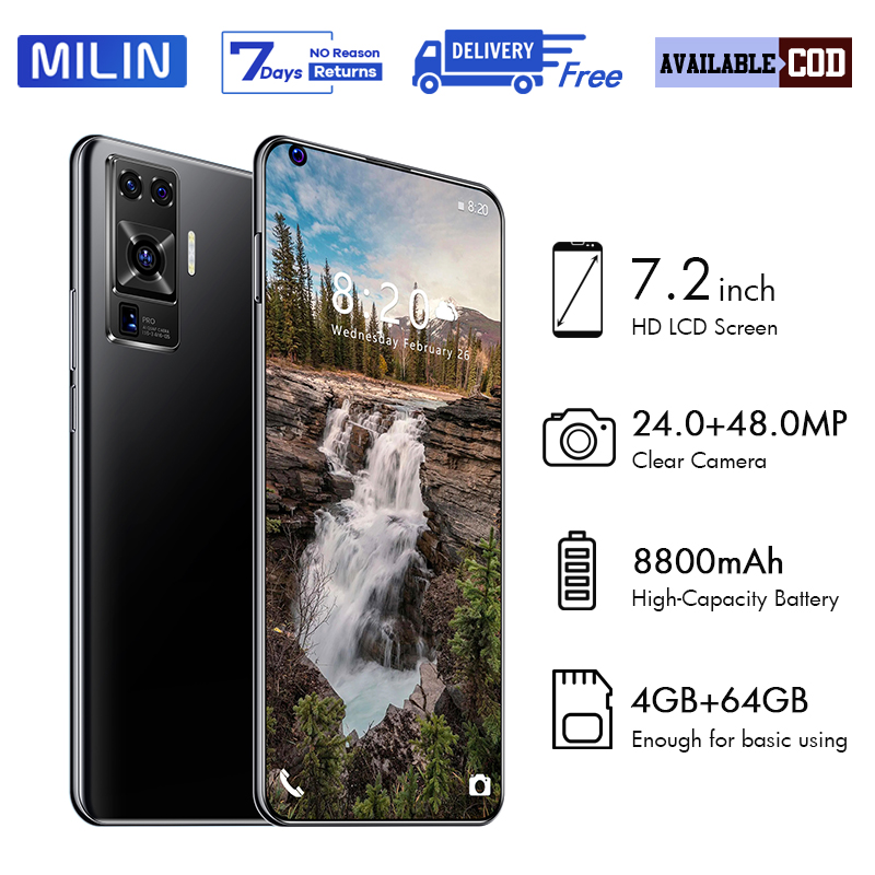 Handphone X50 Pro 7 2 Inch Large Screen Ram 4gb Rom 64gb Android Phone Game Smartphone Mobiles Cellphones Hp Murah Lazada Indonesia