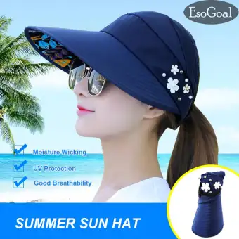 ladies beach hats