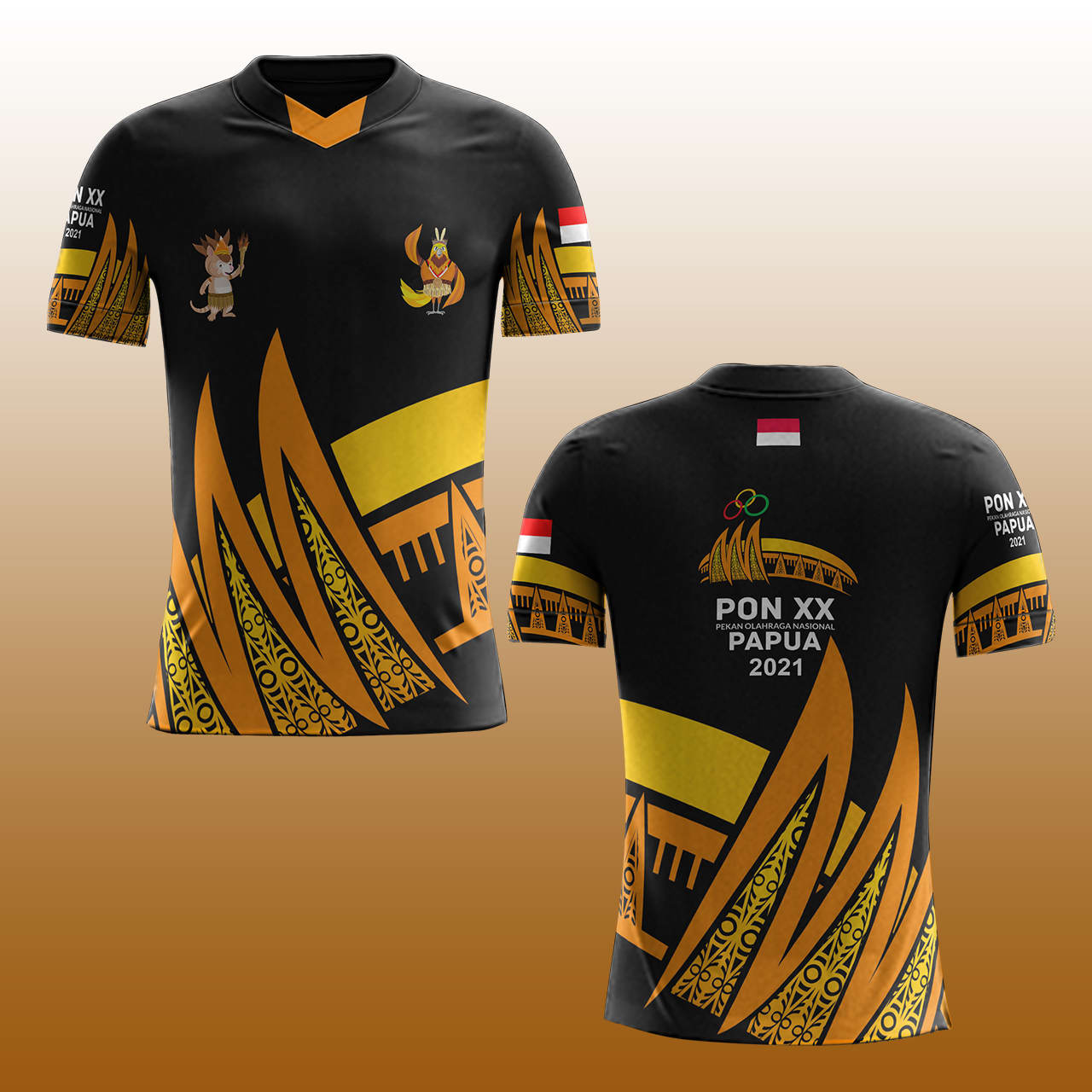 Jersey Kaos Baju T-Shirt PON XX PAPUA 