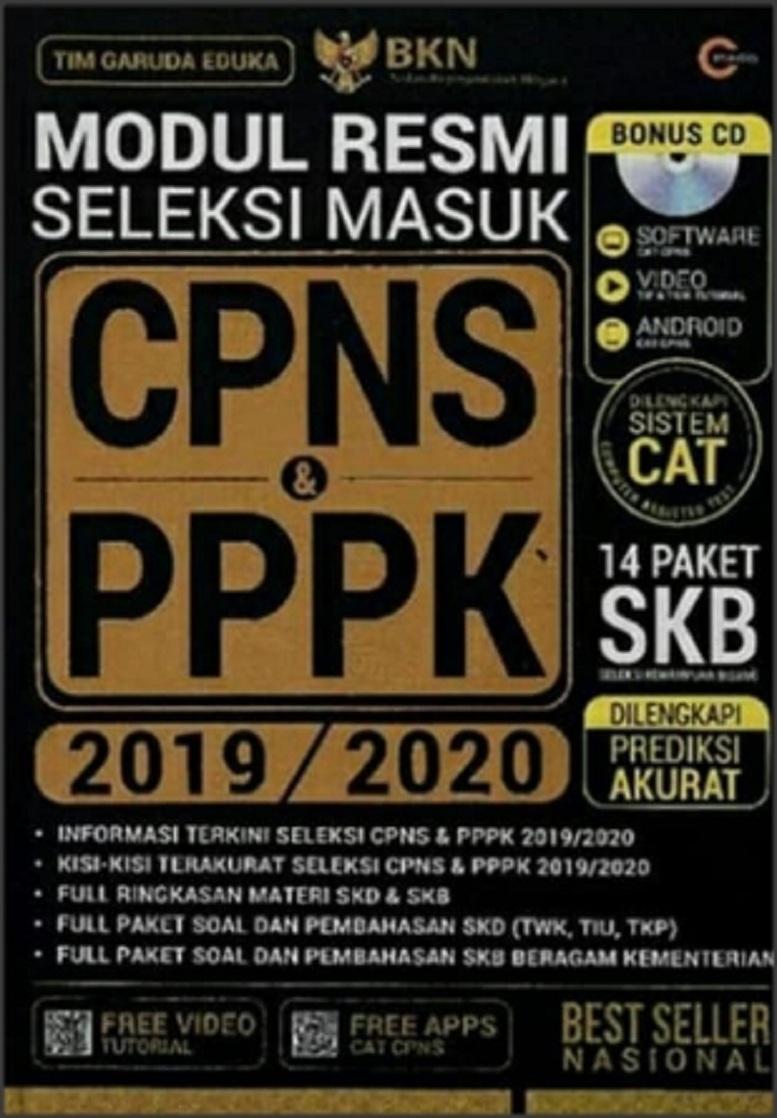 Buku Cpns Modul Resmi Seleksi Masuk Cpns Ppk 2019 2020 Lazada Indonesia
