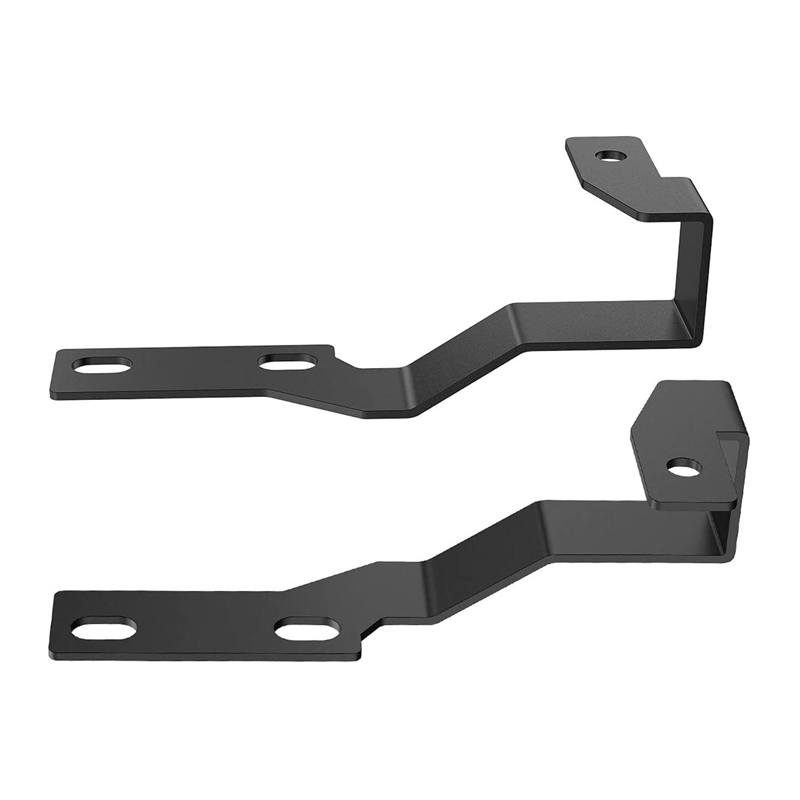LED Light Pod Metal Hood Mount Bracket Kit/Ditch Hood Light Brackets