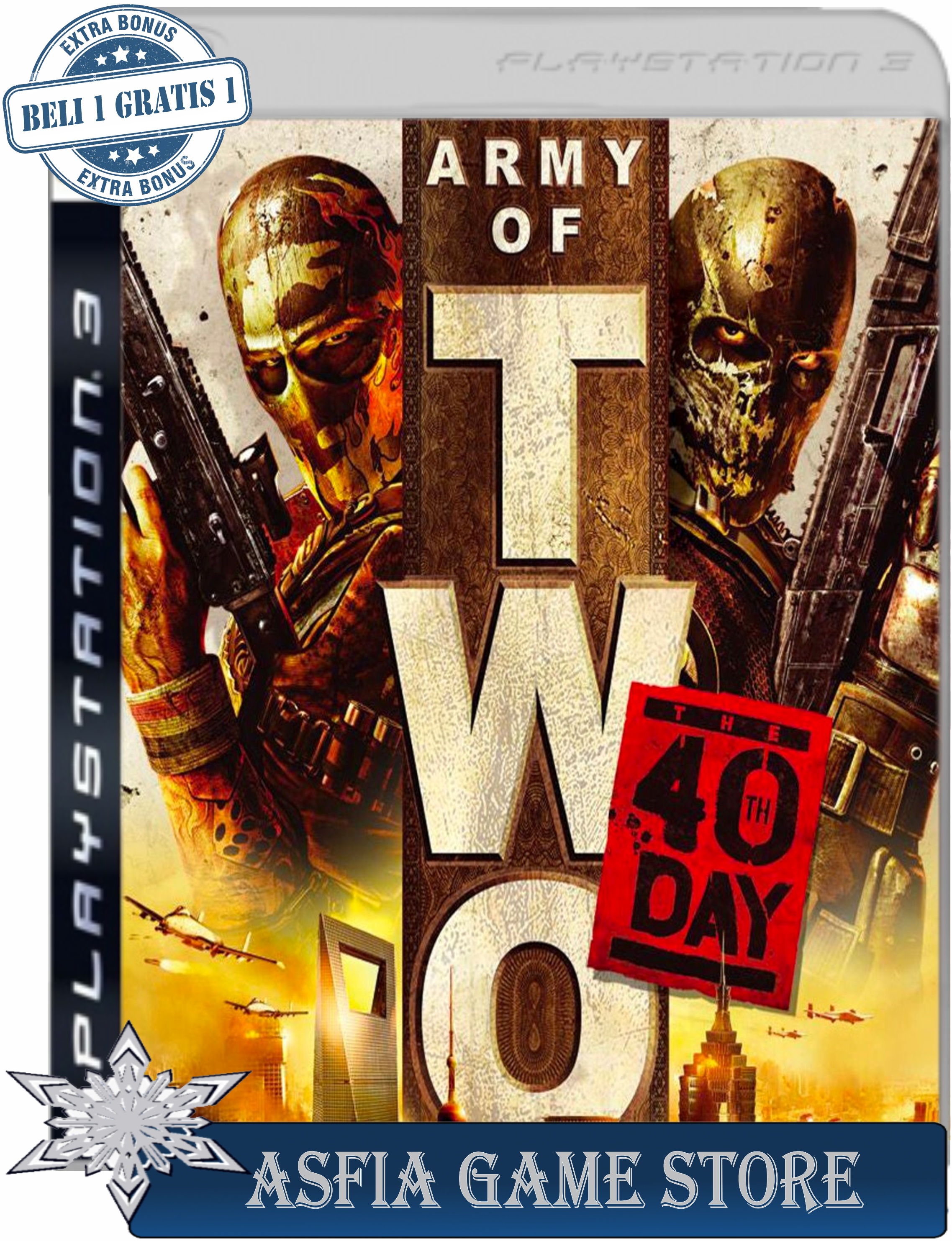 Army Of Two 40Th Day DVD Kaset Game PS3 PKG CFW HEN MULTIMAN | Lazada ...