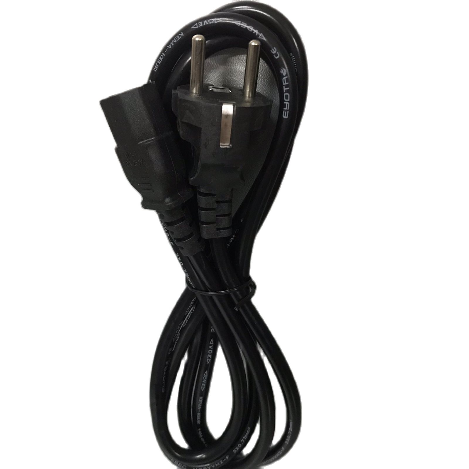 Kabel Power Adaptor AC Cord PC Komputer Colokan Lubang 3 Tebal Eyota 1. ...