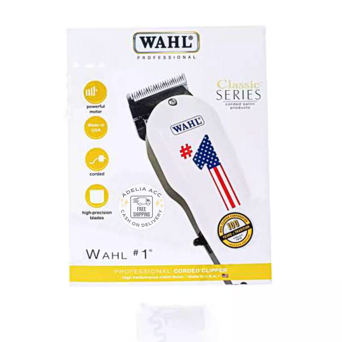 Hair Clipper WAHL USA CLASSIC Series Original/Alat Cukur/Mesin Cukur