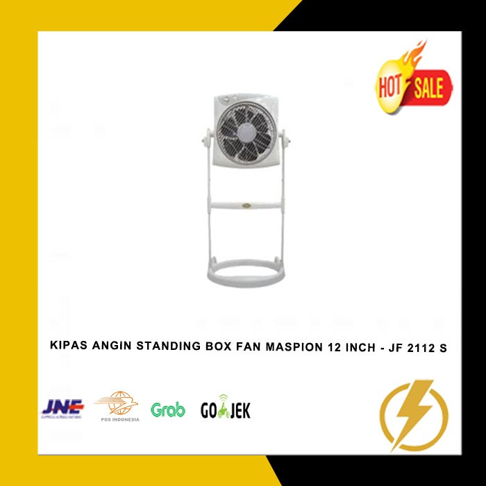 KIPAS ANGIN STANDING BOX FAN MASPION 12 INCH 45 WATT JF 2112 S