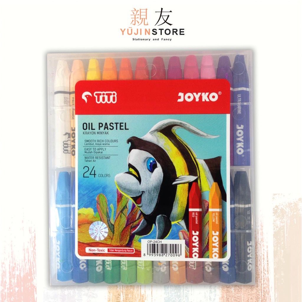 Oil Pastel Joyko Crayon OP-24CH - krayon warna Joyko | Lazada Indonesia