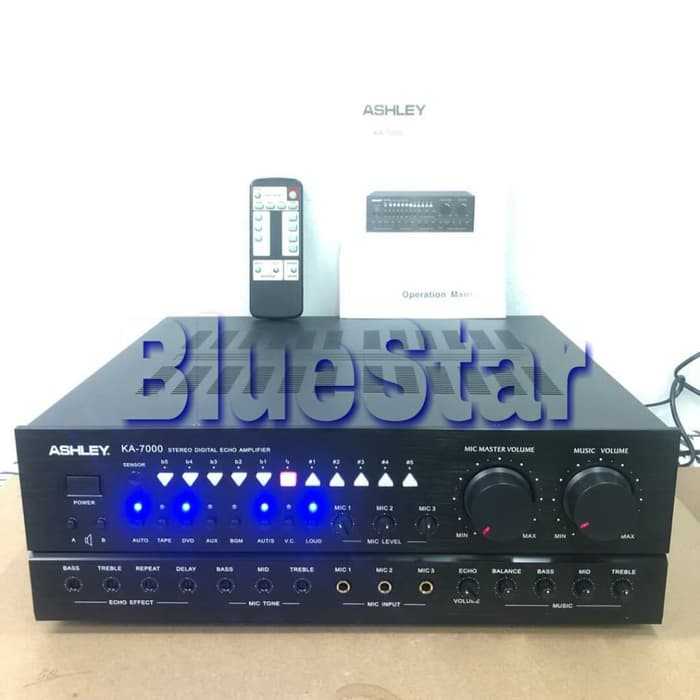 Amplifier Karaoke Ashley KA 7000 Original _BISA COD Lazada Indonesia