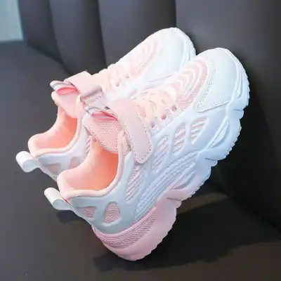 Sepatu sneakers import anak model terbaru warna warni terang
