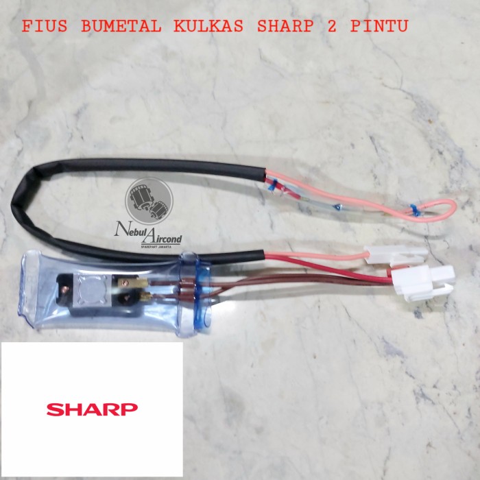 Defrost fuse atau fuse bimetal kulkas sharp 2 pintu 1 Set Lazada Indonesia