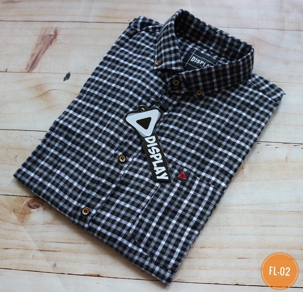 Kemeja Lengan Panjang Kemeja Flanel Kasual Pria (FL 02) Kemeja Surfing Distro Motif Batik,Polos,Printing Bahan Premium Cotton Original Untuk Pakaian Kerja Pakaian Kasual
