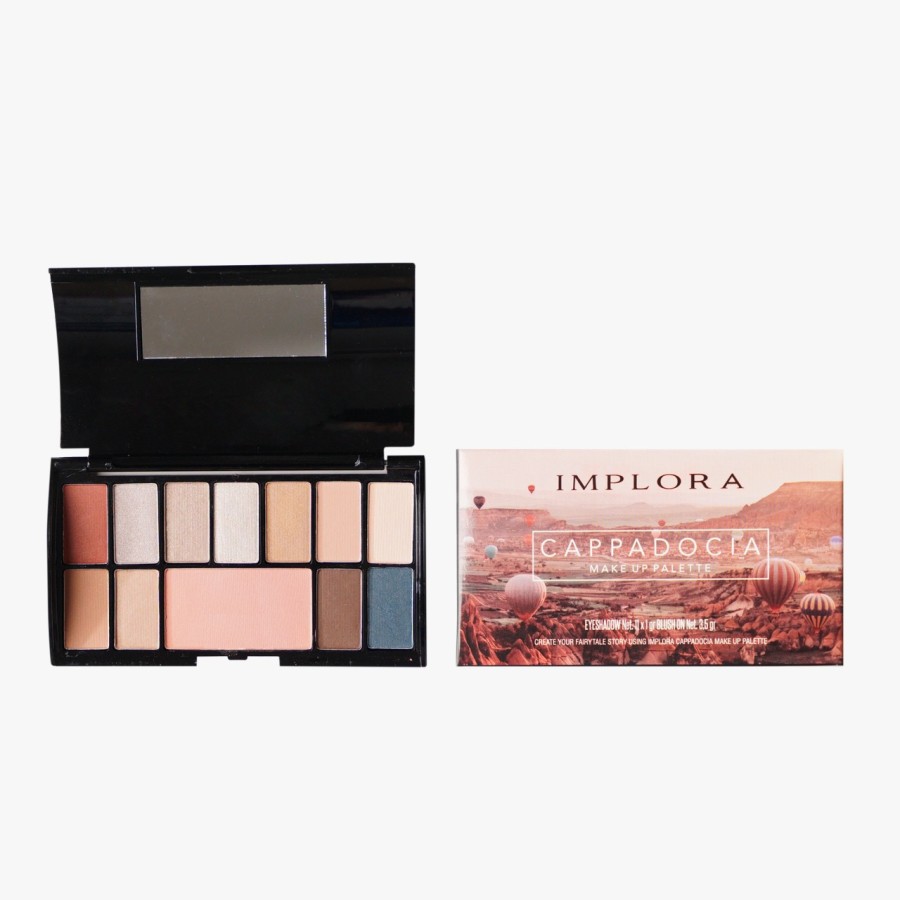 IMPLORA Cappadocia Make Up Palette Eyeshadow Blush On Implora