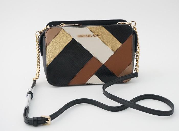 TERBARU DISKON 50% MICHAEL KORS ADELE SMALL CROSSBODY BLACK MULTI TAS MK ORIGINAL PROMO