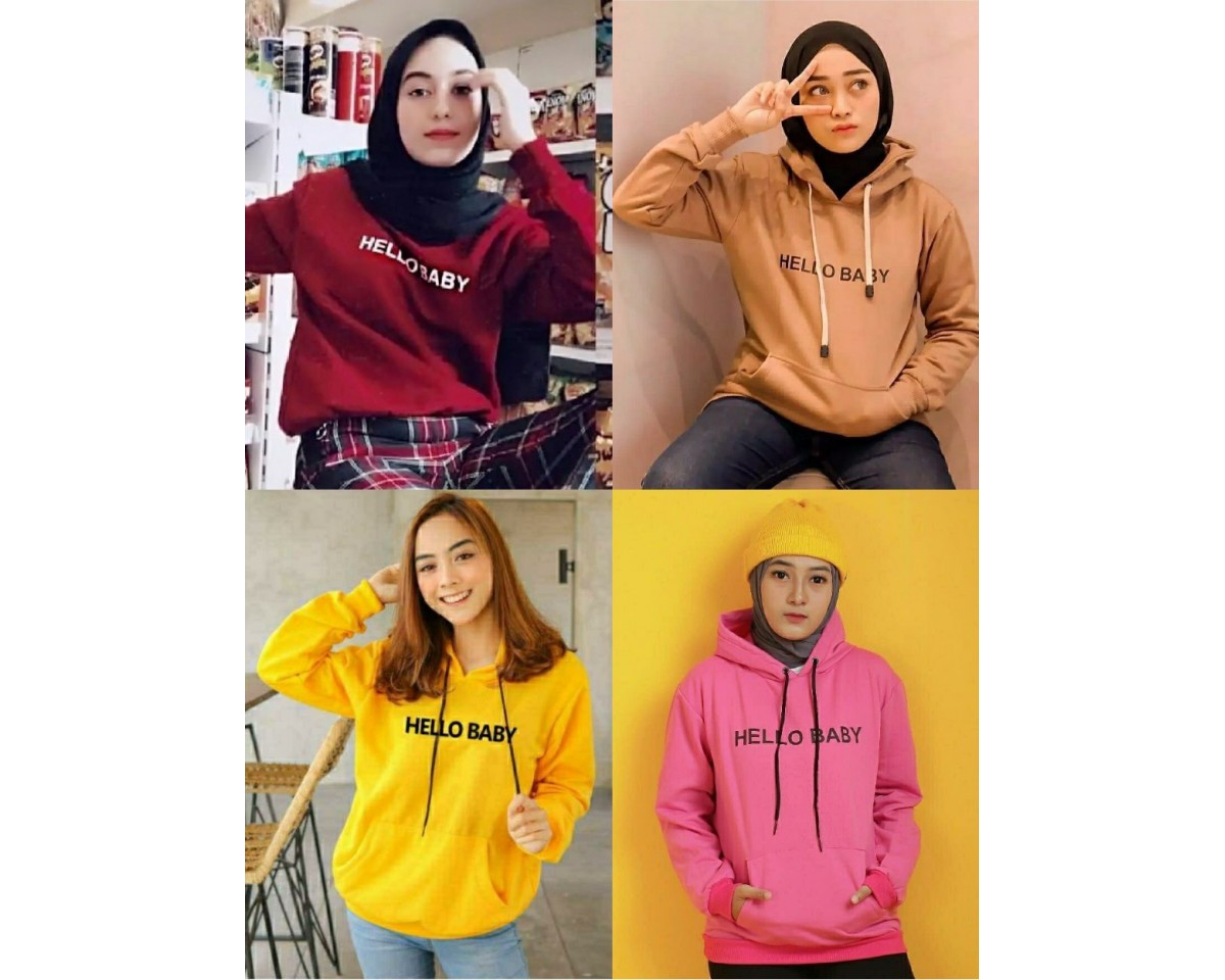 sweater hoodie hello baby