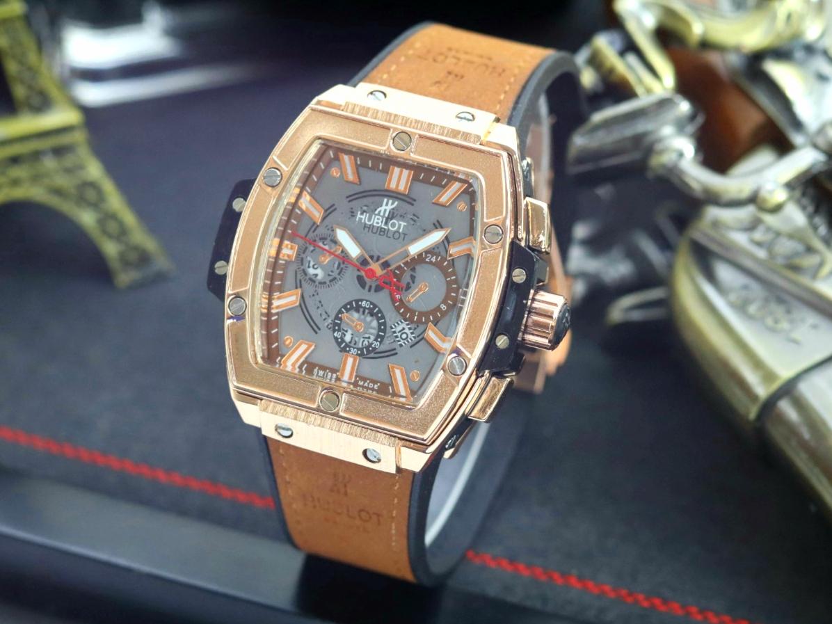 Jam Tangan Pria HUBBLOT SENA Chrono Off premium