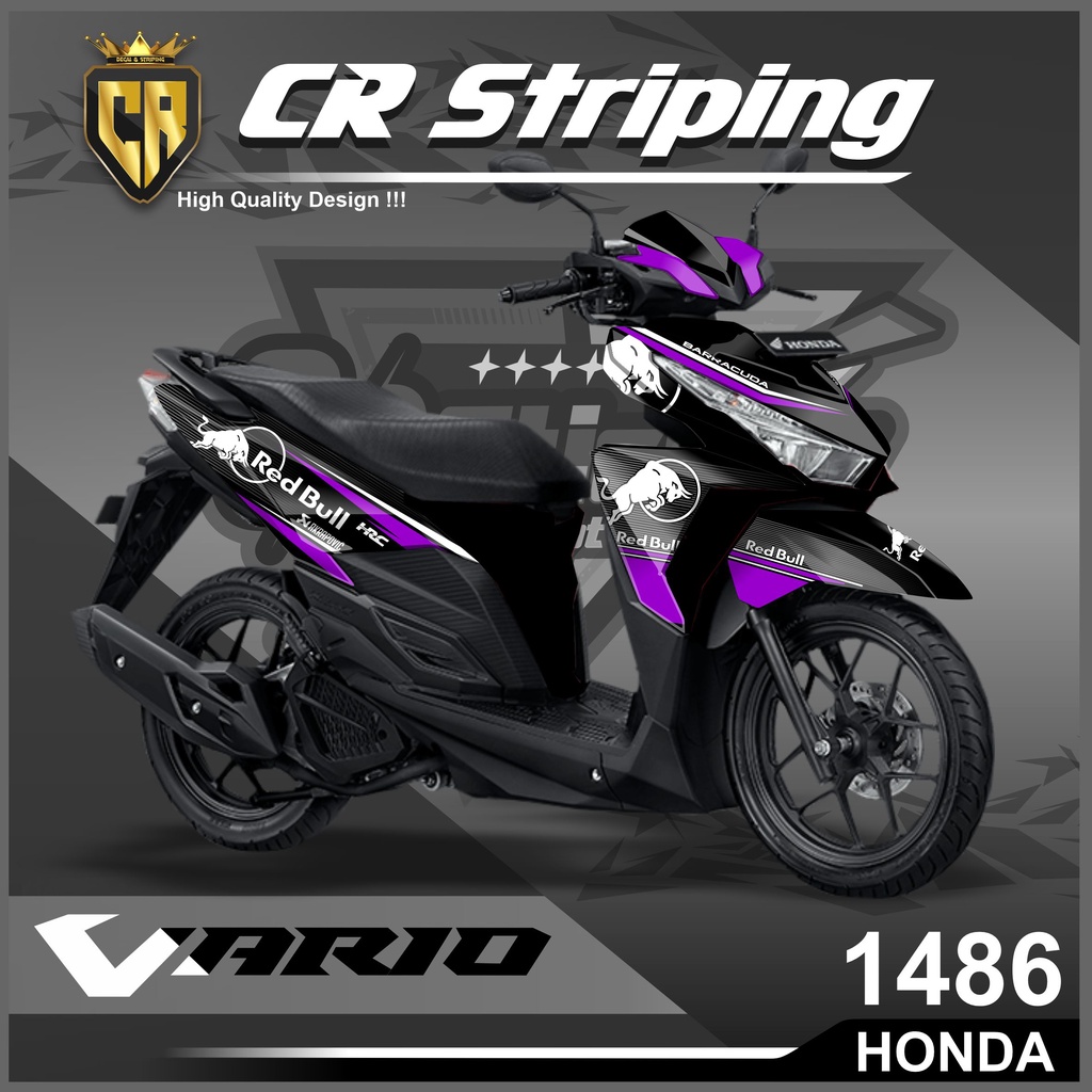 Dekal Sticker VARIO 125/150 LED Full Body Decal Stiker Skotlet VARIO