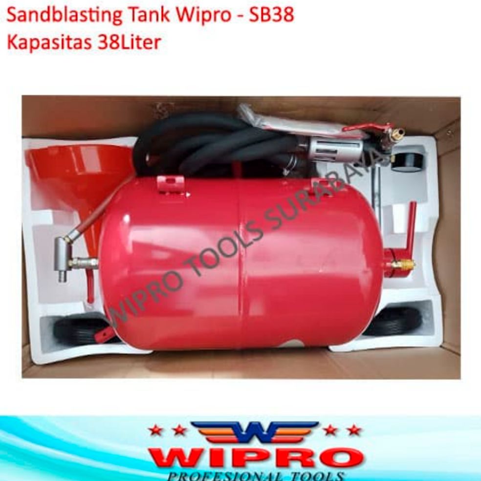 Sandblasting Tank Tangki Sandblasting 38Liter Wipro SB38 Lazada