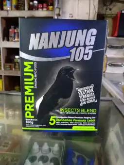 Nanjung 105 Voer Pelet Premium Ebod Jaya Pakan Burung Makanan