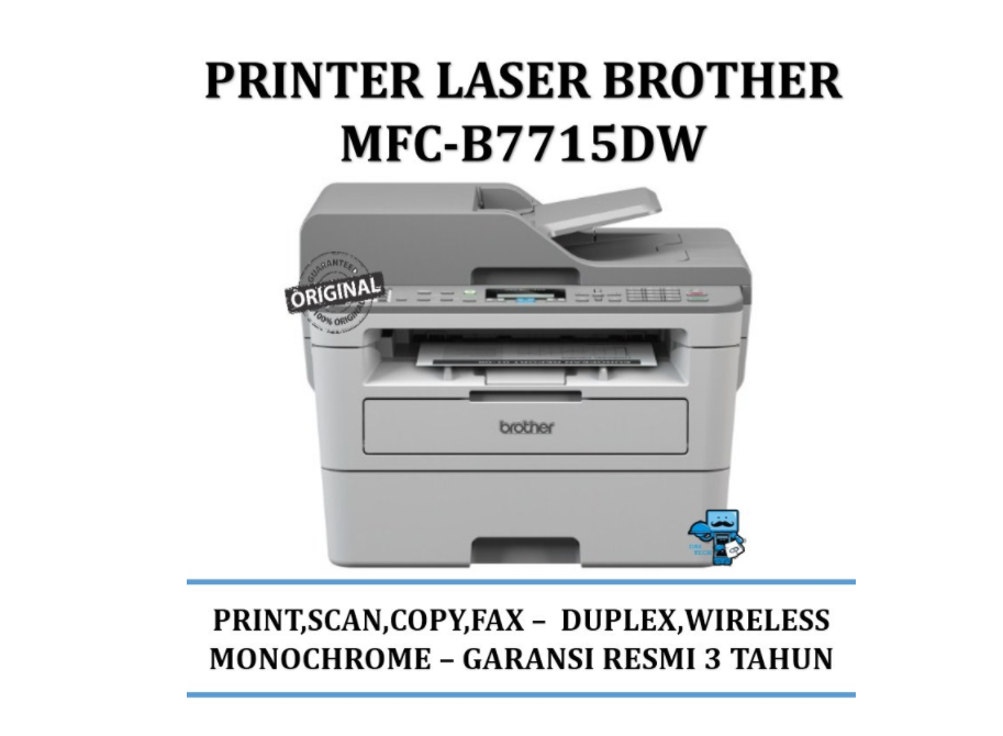 Printer Laser Brother Monochrome MFC 