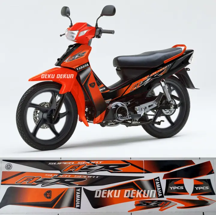 Striping F1zr Striping Fizr Variasi Malaysia Orange Tahan Vernis Sudah Potongan Lazada Indonesia