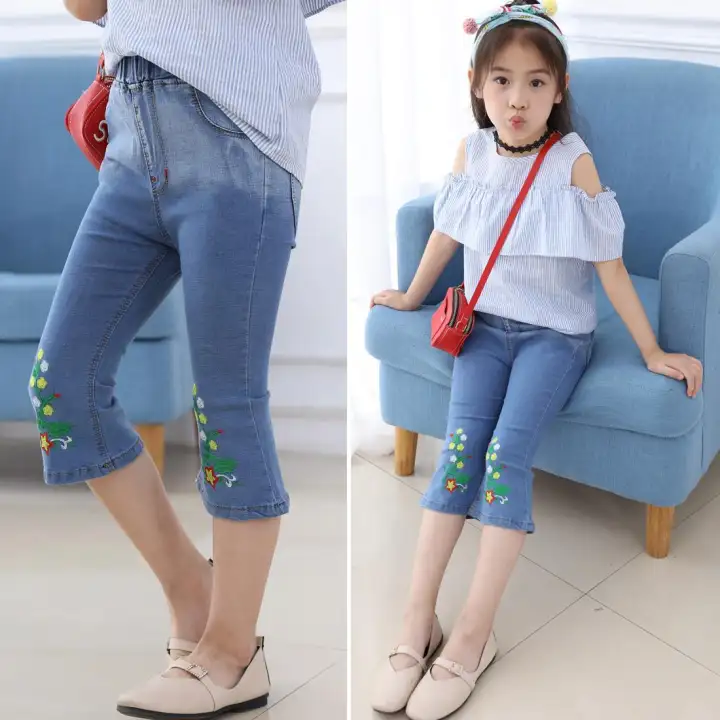 bell bottom capri pants