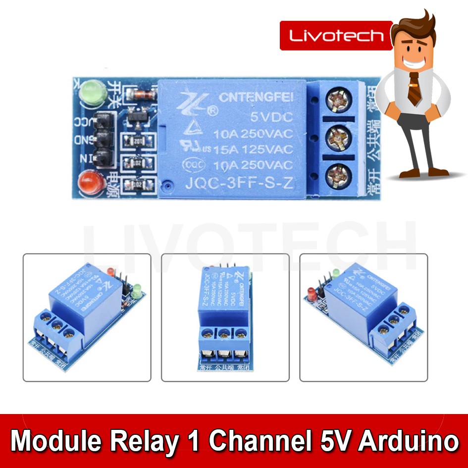 Module Relay 1 Channel 5V Arduino Modul OPTOCOUPLER Rasberry PI, SSR ...