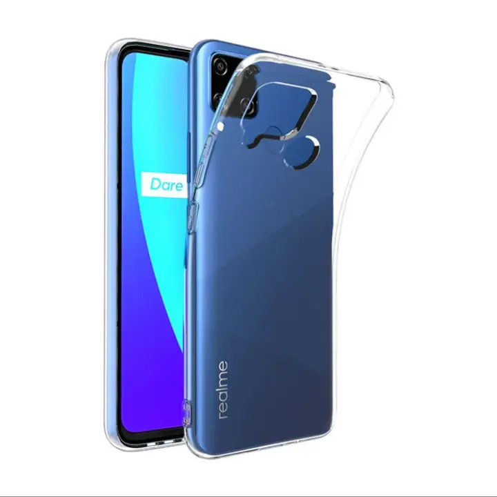 Case Hp Realme C15 Realme C12 Realme C11 Karet Kulit Silikon Pelindung Sarung Telepon Genggam Penutup Belakang Lazada Indonesia