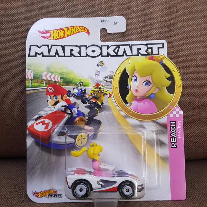 mario kart hot wheels peach