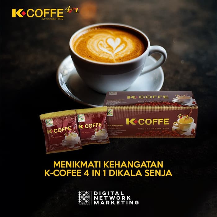 KOPI GINSENG K Link Coffe 4 In 1 Coffee 