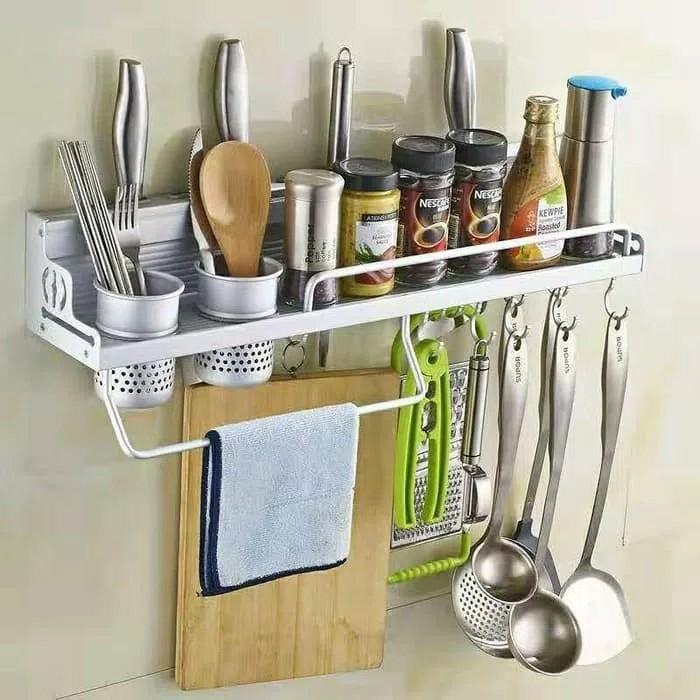Rak Dinding Dapur Alumunium Serbaguna By Aslan Acc