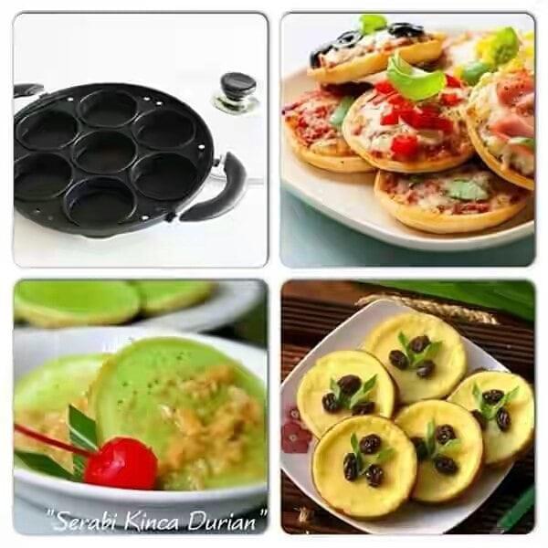 HAPPY CALL CAKE PAN TEFLON CETAKAN MARTABAK MINI KUE LUMPUR