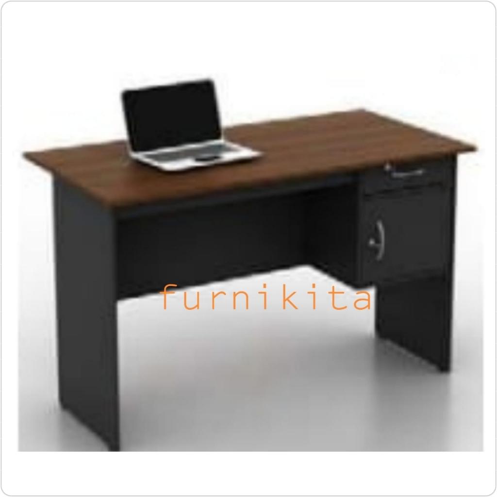 Meja Kerja / Meja Tulis / Meja Kantor Modern Minimalis Setengah Biro