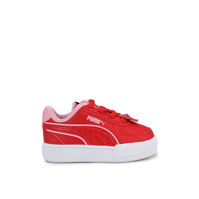 puma trainers red and white