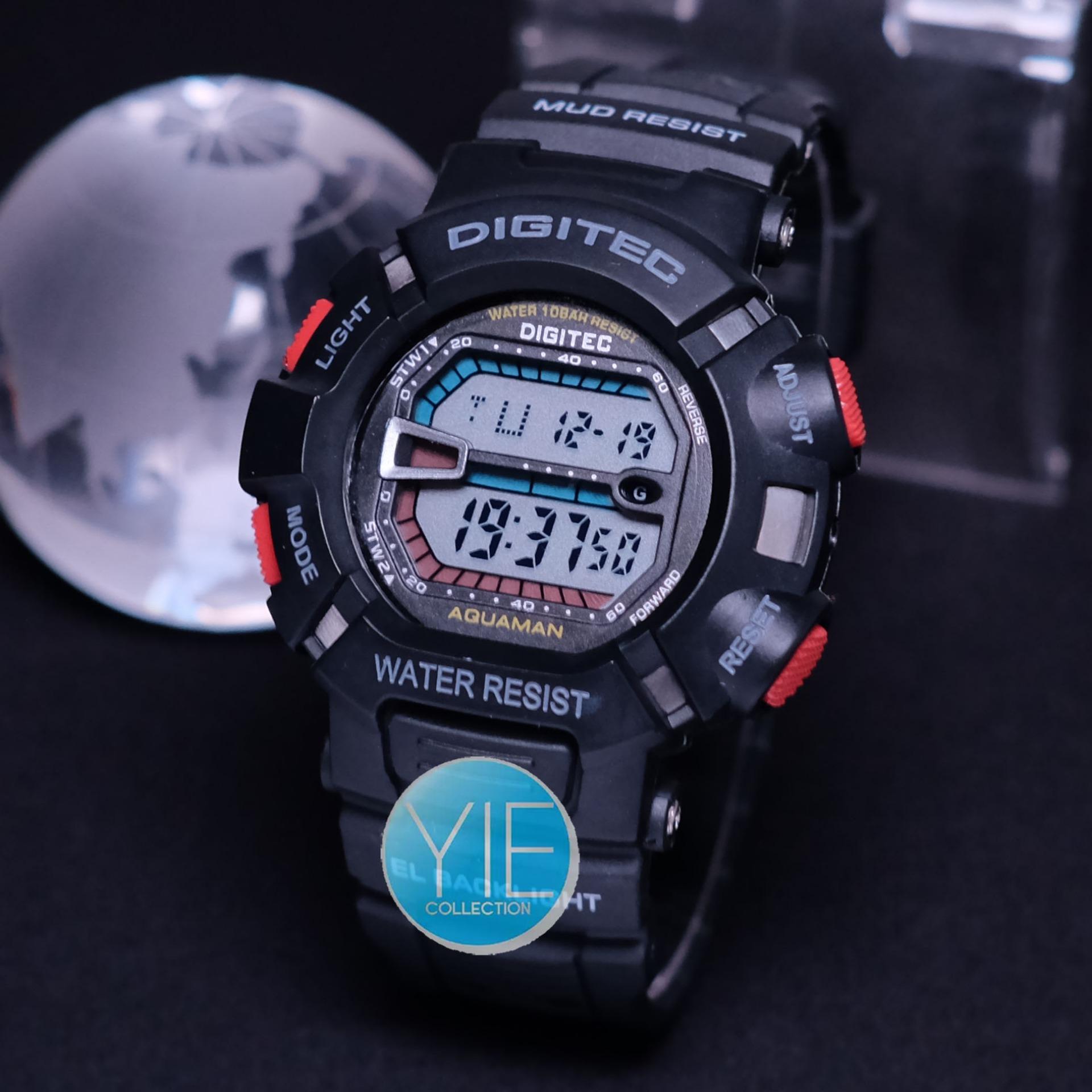 Jam Tangan Sport Pria Digitec DG 2095 T Original Anti Air