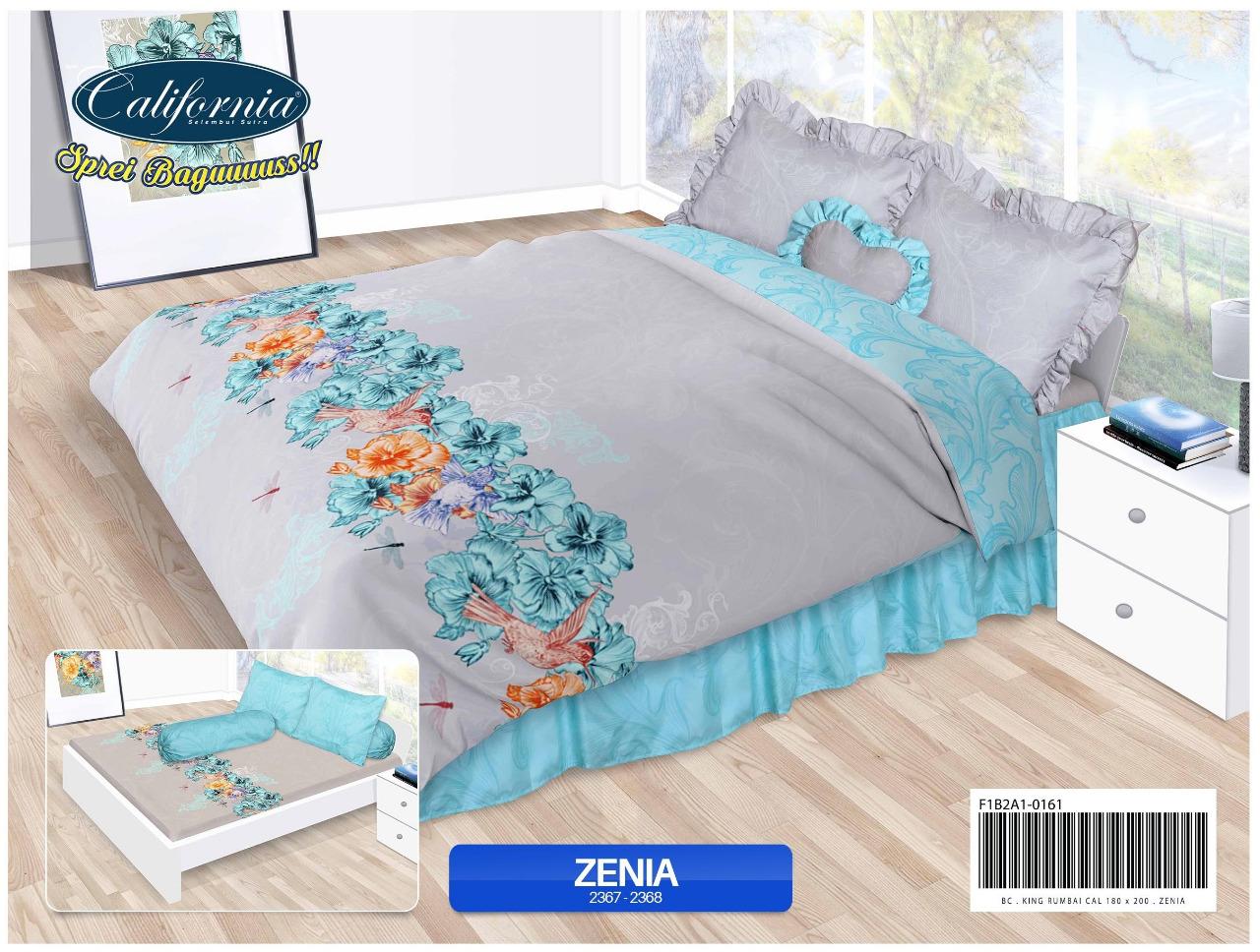 California - Bed Cover King set Zenia