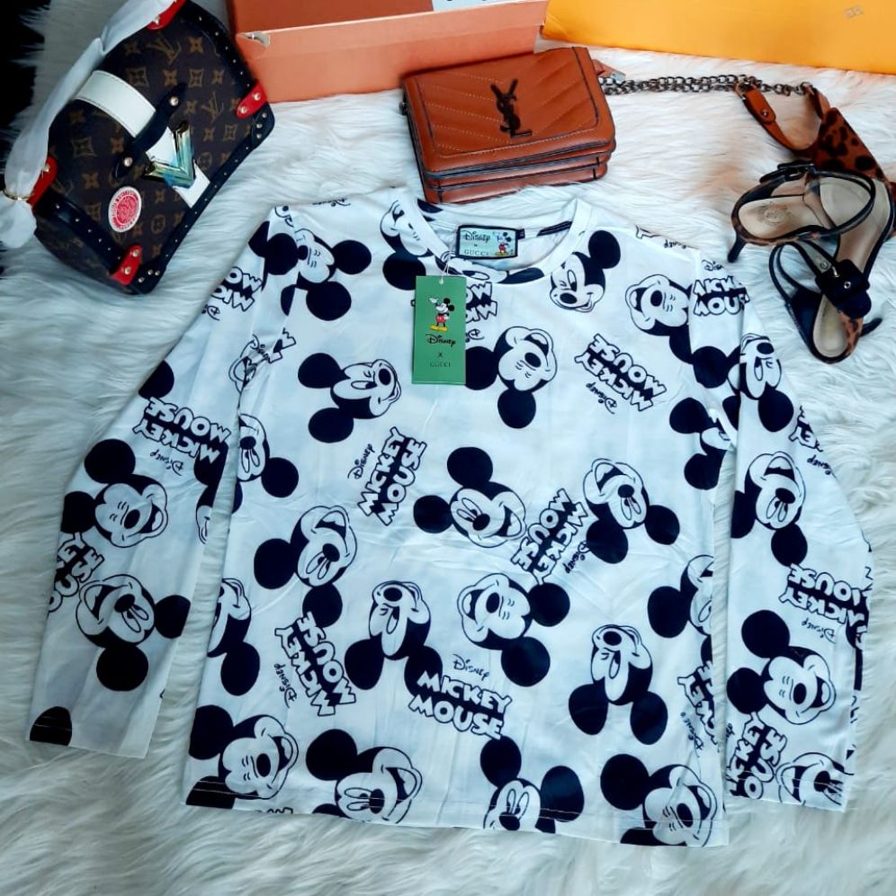 baju mickey mouse gucci