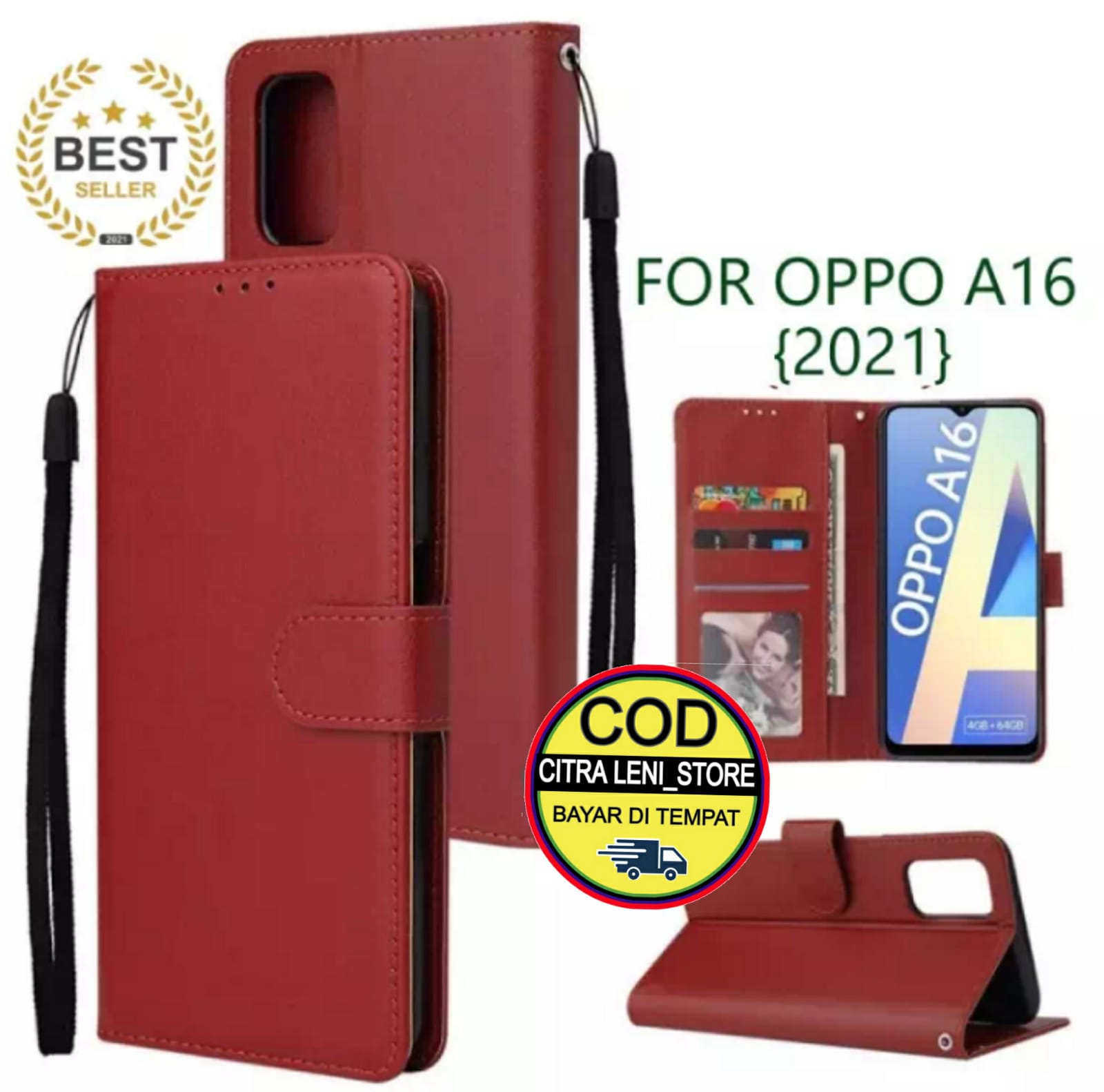 FOR OPPO A16 CASE HP/CASE HP/ DOMPETSARUNG BUKU HP Lazada Indonesia