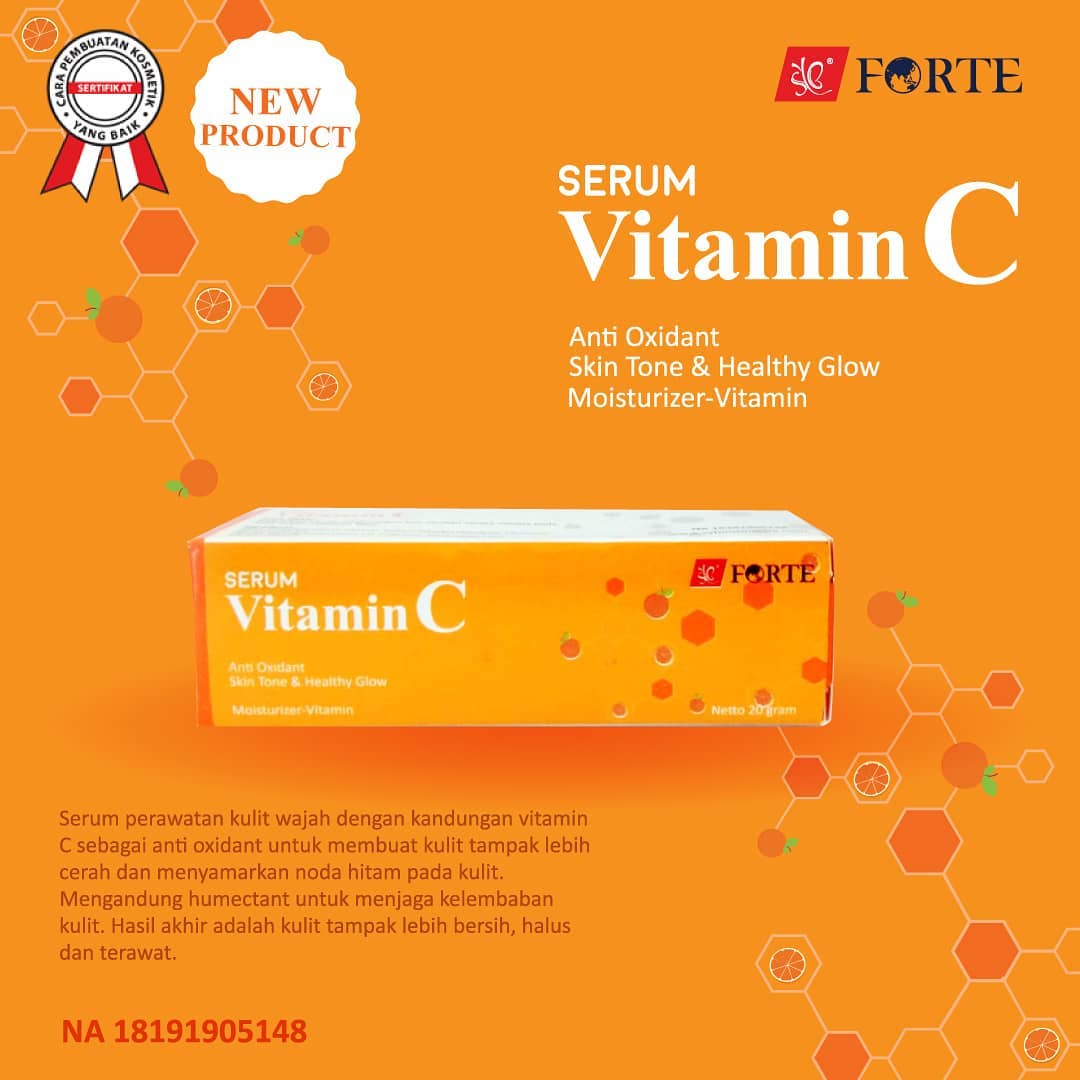 SYB FORTE SERUM VIT C DAN VIT E DUS Orange / SERUM VIT C DAN E | Lazada ...