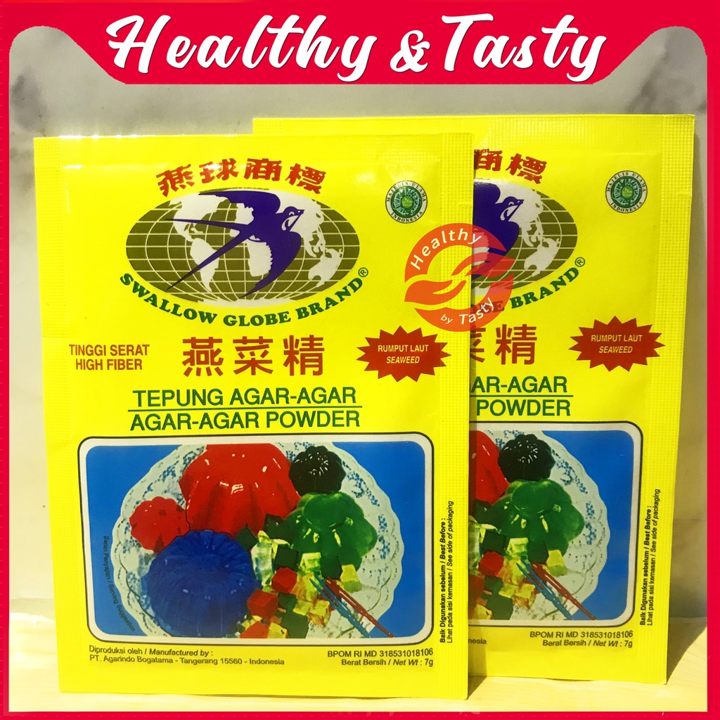 Agar agar swallow globe Brand Agar Agar powder swallow | Lazada Indonesia