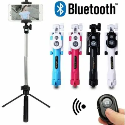 Tripod + Selfie Stick Bluetooth / Tongsis 3In1