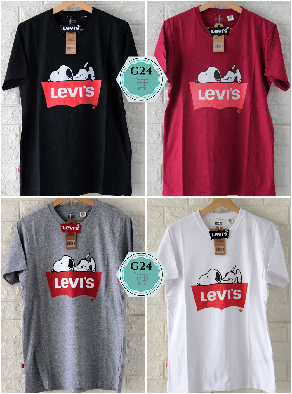Jual T Shirt Levis Snoopy Terbaru - Jun 