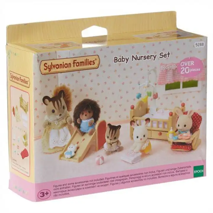 sylvanian baby nursery set
