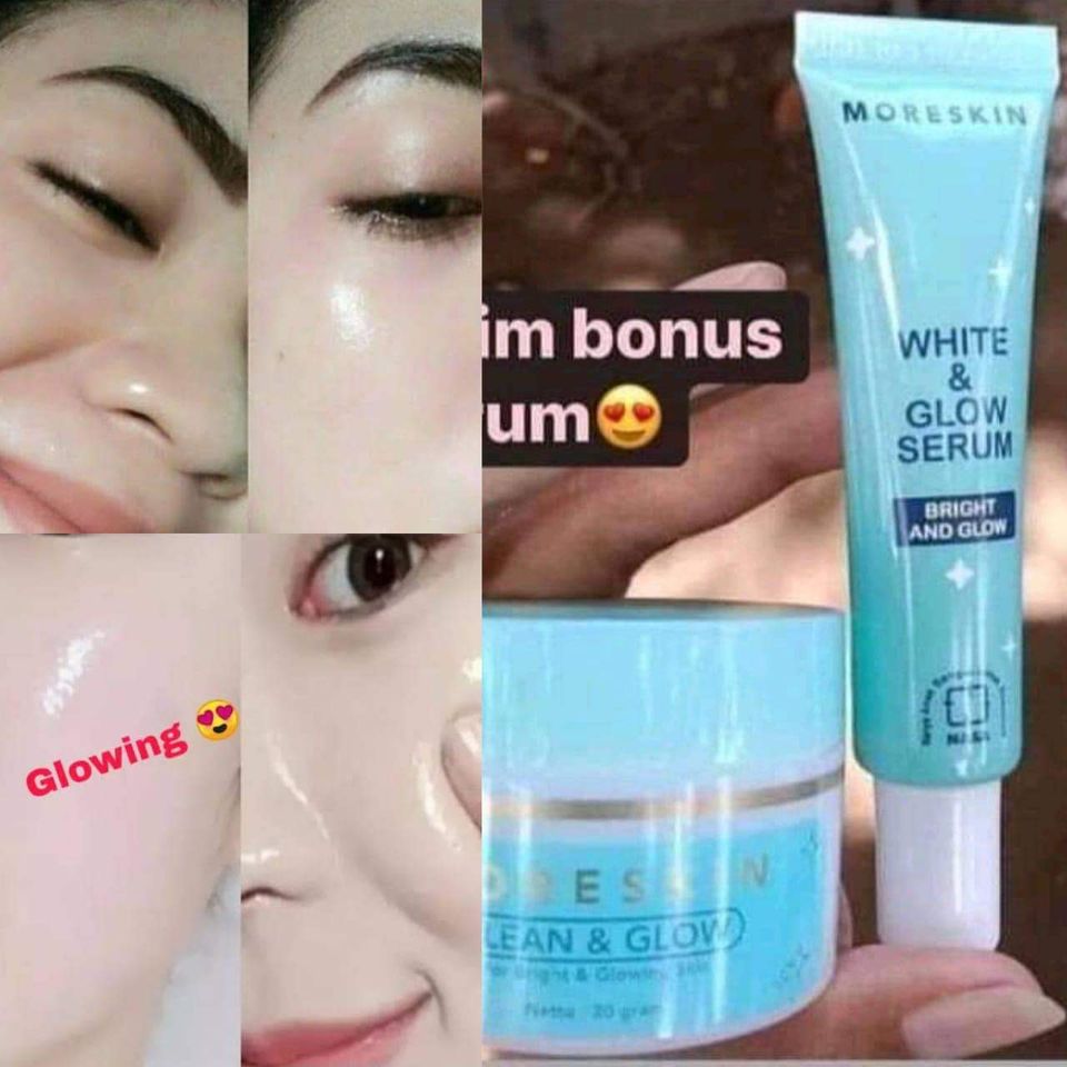 Moreskin Clean and Glow Original NASA 100 GRATIS SERUM DI DALAM